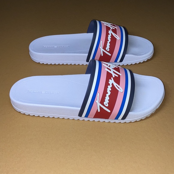 Tommy Hilfiger Multicolor Rayce Pool Slides - Picture 5 of 9